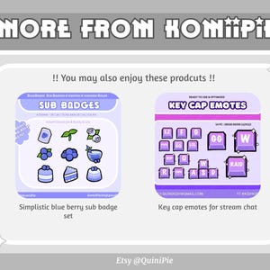 Purple Cloud Twitch Panels Simplistic and Affordable Stream Banners for ...