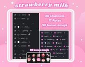 Cute Discord server template Kawaii Starter Discord Template Simple Pink Discord Pre configured Beginner Friendly Sakura Aesthetic Templates