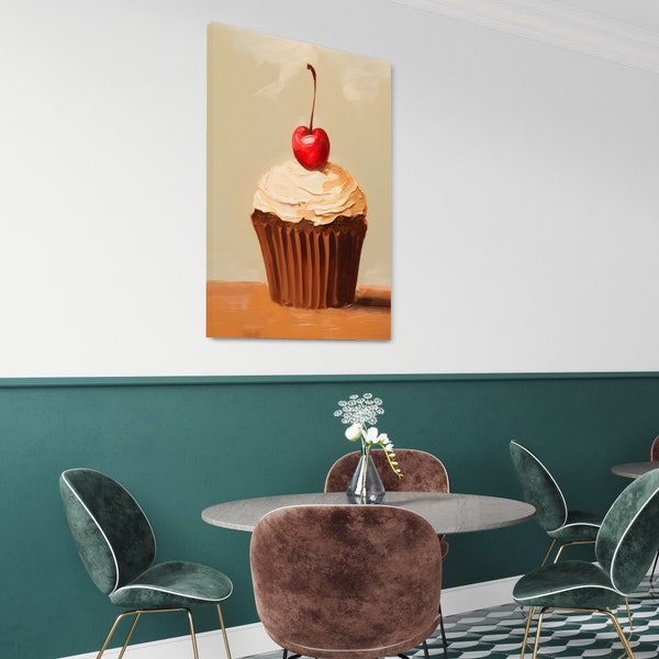 Tableau Cuisine Cupcake - Murale Déco Gourmande