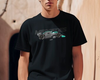 Formula 1 Lewis Hamilton Mercedes T-Shirt F1 #44