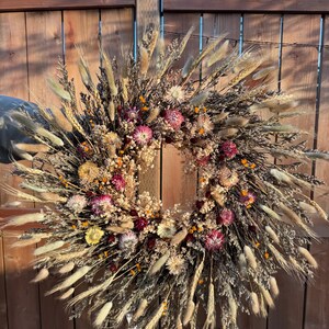 wildflower wreath,
front door wreath,
fall door wreath,
woodland wildflower,
spring dried flowers,
farmhouse wreath,
front door decor,
floral wreath,
summer dried wreath,
floral wall hanging,
dried wreath,
summer floral wreath,
boho style wreath