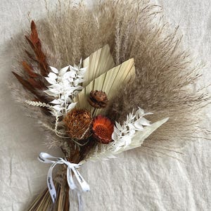 Dried Floral Arrangement, Dry Flowers Bouquet, Floral Vase Table Centerpiece, House Warming Gifts