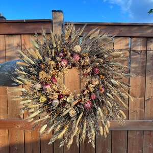 wildflower wreath,
front door wreath,
fall door wreath,
woodland wildflower,
spring dried flowers,
farmhouse wreath,
front door decor,
floral wreath,
summer dried wreath,
floral wall hanging,
dried wreath,
summer floral wreath,
boho style wreath