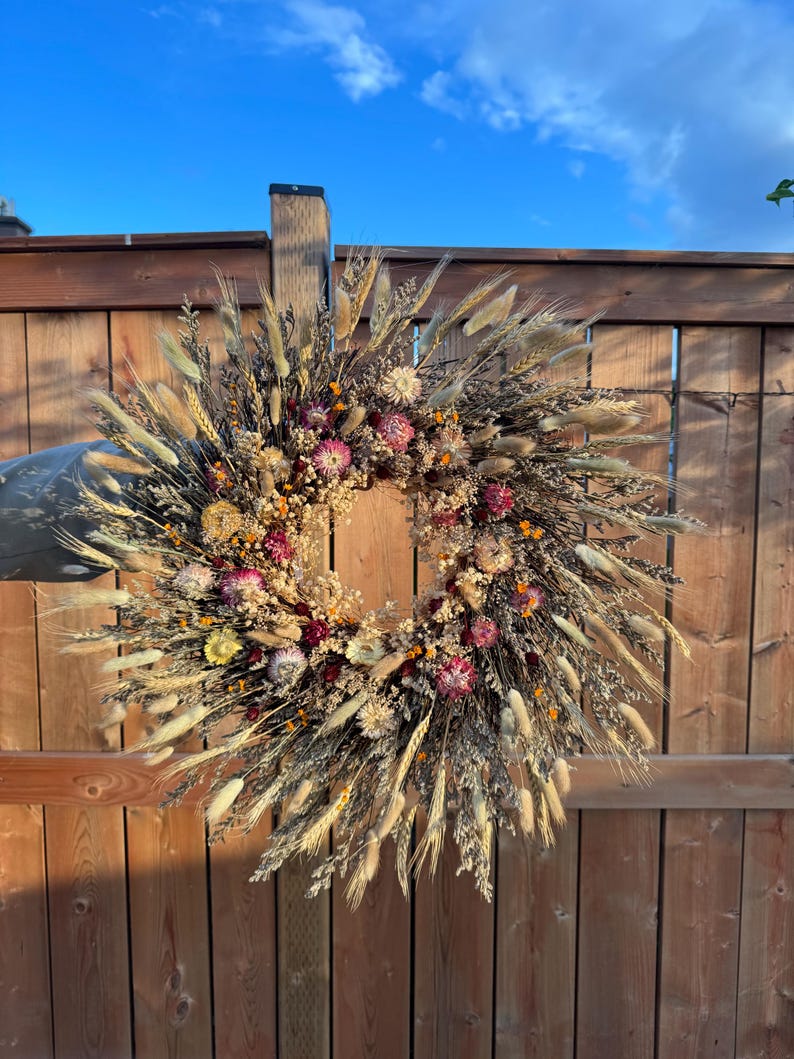 wildflower wreath,
front door wreath,
fall door wreath,
woodland wildflower,
spring dried flowers,
farmhouse wreath,
front door decor,
floral wreath,
summer dried wreath,
floral wall hanging,
dried wreath,
summer floral wreath,
boho style wreath
