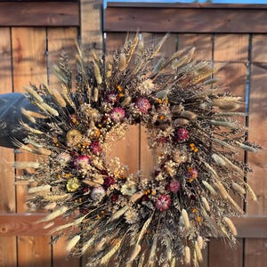 wildflower wreath,
front door wreath,
fall door wreath,
woodland wildflower,
spring dried flowers,
farmhouse wreath,
front door decor,
floral wreath,
summer dried wreath,
floral wall hanging,
dried wreath,
summer floral wreath,
boho style wreath