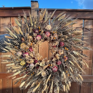wildflower wreath,
front door wreath,
fall door wreath,
woodland wildflower,
spring dried flowers,
farmhouse wreath,
front door decor,
floral wreath,
summer dried wreath,
floral wall hanging,
dried wreath,
summer floral wreath,
boho style wreath