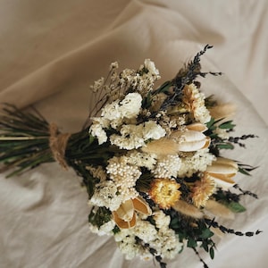 Boho wildflowers bouquet, dried bridal bouquet, wedding wildflowers, bridesmaid rustic bouquet, wedding dried flower, boho bridal bouquet