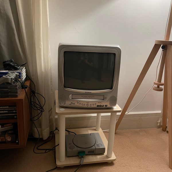 Retro Gaming Full Setup PS1 with CRT TV