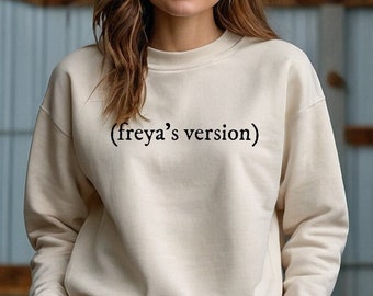 Taylor's Version - Your Version, Your Name's Version printed Sweater, Sweatshirt Personalised Name Custom friends Present Gift Jumper swift