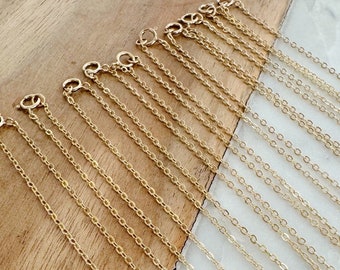 jewelry supplies gold filled jewelry for sale 25 Pcs, 14k Gold Filled Chain, Finished Chain, Bulk Wholesale, 2mm  Flat Cable Necklace, Gold Fill Jewelry Supplies, Ready Made Chains  Australia