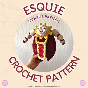 Esquie PDF Crochet Pattern / Clair Obscur : Expédition 33 ! (Version ENG & FR)