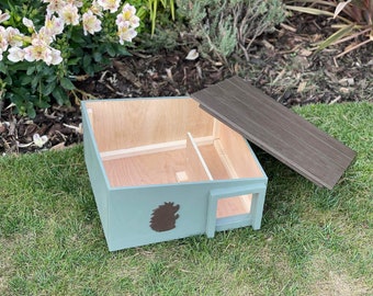 Hedgehog House / Hedgehog Home / Hedgehog Shelter (Gold)