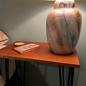 Cherry Side Tables, Side Table, Wooden Table, Bedside Table, Small End Tables, Set of Two