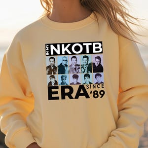 NKOTB Era Sweatshirt, New Kids On The Block Sweatshirt, Vintage NKOTB Group Sweater, Mixtape Tour Blockhead Sweater, NKOTB Concert Sweater