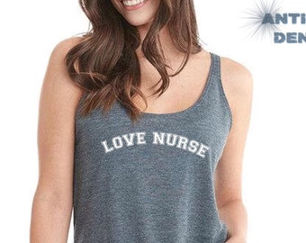 Love Nurse Tank Top, Registered Nurse Tank Top, RN Tank Top, Nurse Week Tank Top, Funny Nursing Tank Top, Gift For Nurse, Nursing School