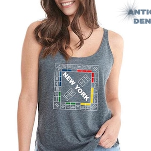 New York Monopoly Tank Top, New York Tank Top, Carrie New York Monopoly Tank Top, And Just Like That Tank Top, New York Monopoly