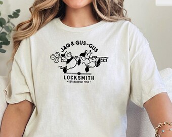 Jaq & Gus Gus Locksmith Shirt, Disney Jaq and Gus Shirt, Cinderella Mice Shirt, Disney Locksmith Shirt, Disneyland Shirt, Disneyworld Shirt