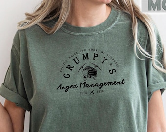 Grumpy's Anger Management Shirt, Funny Disney Shirt, Seven Dwarfs Shirt, Magic Kingdom Shirt, Disney World Disneyland Dad Shirt