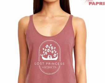 Disney Tangled Rapunzel Lost Princess Lantern Co Est 2010 Retro Tank Top, WDW Magic Kingdom Disney Tank Top, Disney Tangled Tank Top