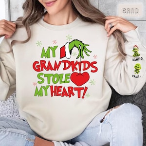 Grinch Grandma Sweatshirt Etsy