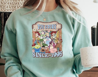 Toy Story To Infinity and Beyond Sweatshirt, Buzz Lightyear Sweater, Sheriff Woody Crewneck, Toy Story Birthday, Disney Best Friends Sweater
