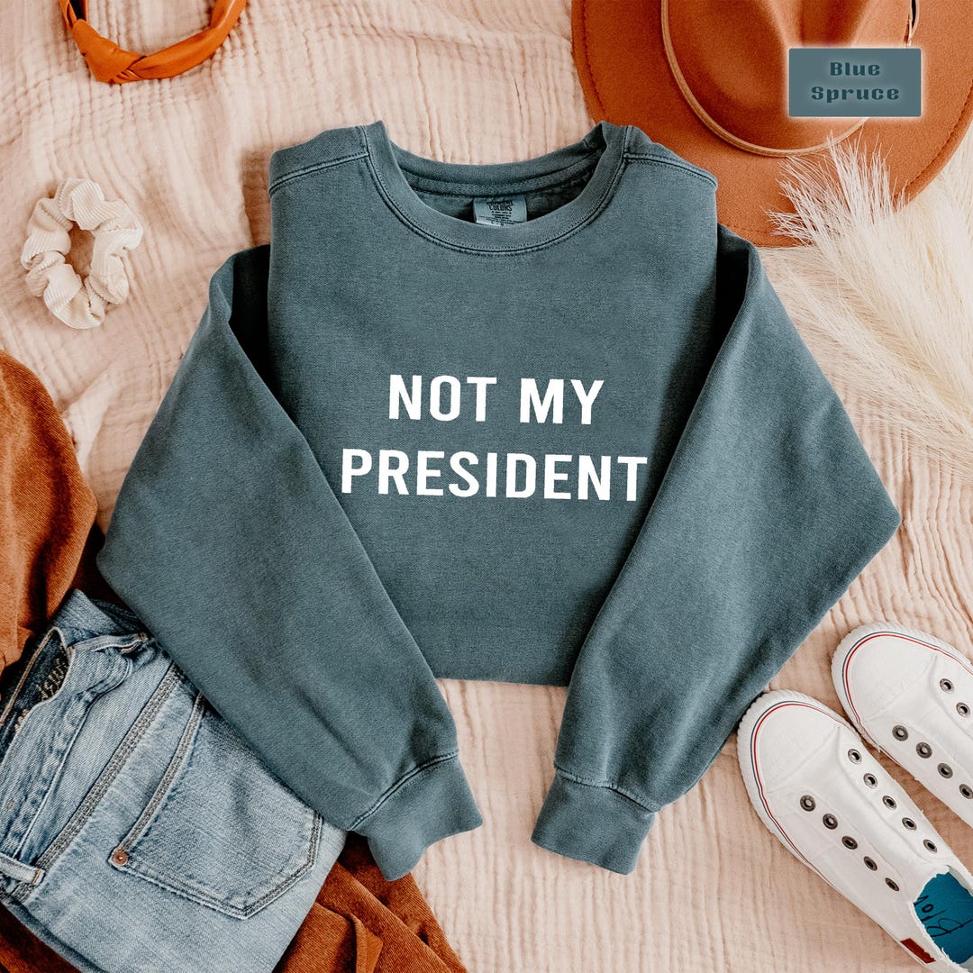 Ballot Ruffwear Not My President Sweater, Bold Political Statement Shirt, Retro ...