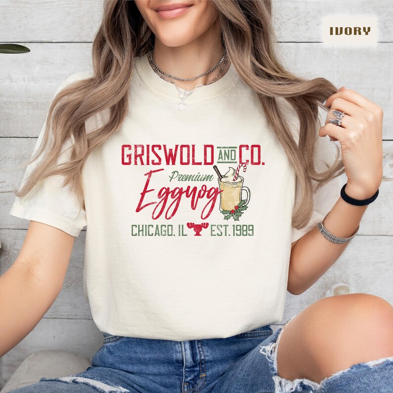 Griswold & Co Premium Eggnog Shirt, Festive Griswold Eggnog Shirt