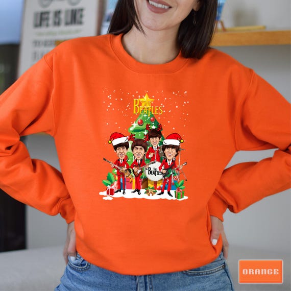 FrenzyDTF The Beatles Christmas Sweater Cozy Beatles Christmas Sweater Festive Beatles Holiday Sweater Holiday Vibes Beatles Xmas Sweater