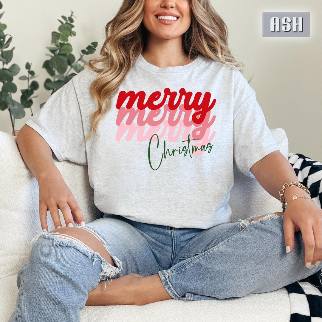 Merry Christmas Shirt, Christmas Shirts, Cute Winter Shirt, Christmas