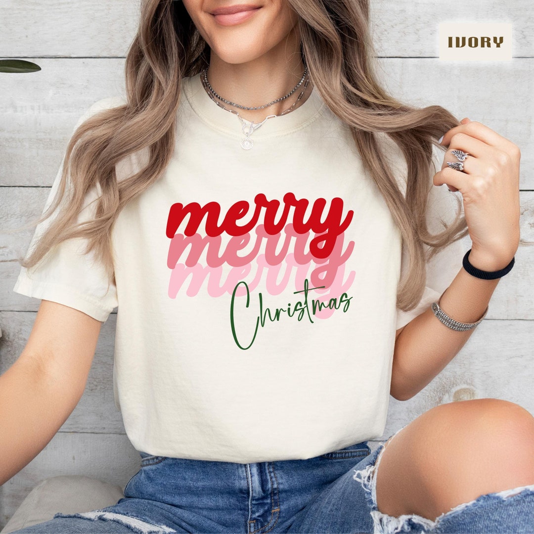 Merry Christmas Shirt, Christmas Shirts, Cute Winter Shirt, Christmas