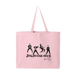 Elvis Presley Jail House Rock Tote Bag, Elvis Presley Lovers Bag, King Of Rock And Roll Bag, Elvis Presley Bag