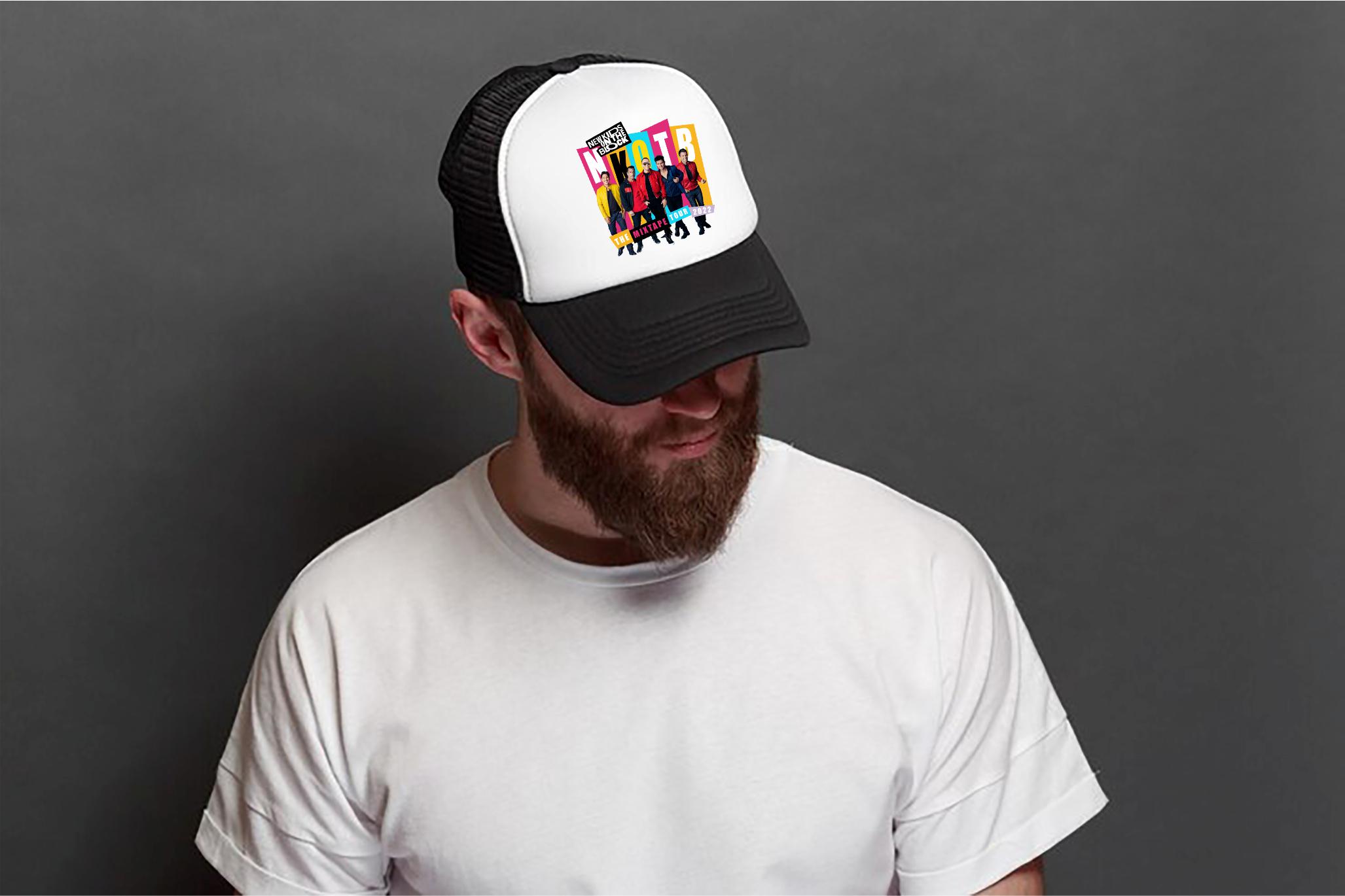 New Kids on the Block The Mix Tape Tour Baseball Hat NEW WITHOUT TAGS Vintage New Kids on the Block tour jacket - S/M  main image 4