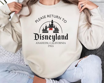 Disneyland Castle Sweatshirt, Disney Minnie Mouse Sweater, Magic Kingdom Family Crewneck, Vintage Disney Sweatshirt, Magical Kingdom Sweater