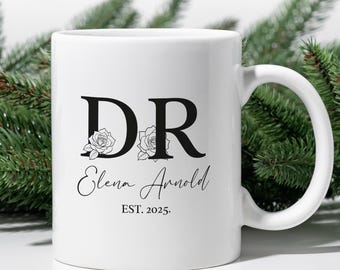 Custom Dr Coffee Mug, PHD Student Gift, Doctor Mug, Custom Name Mug, Personalized Gift, Coffee Mug, Doctorate Graduation Gift, Tea Mug