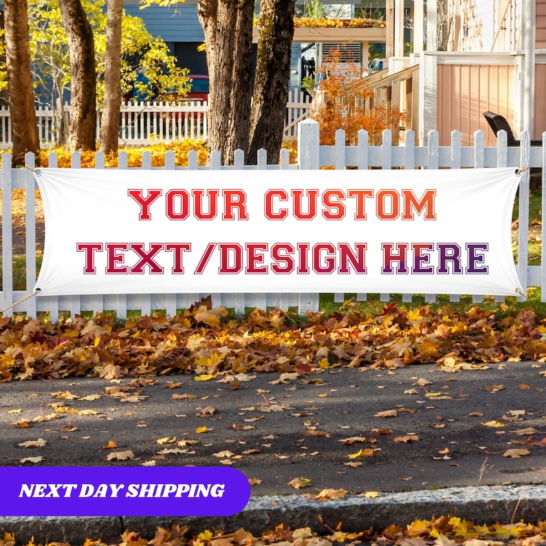 Custom Message Banners Custom Vinyl Banner, Full Color, Event Advertising - Etsy