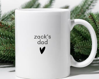 Custom Dad Mug, New Father Coffee Cup, Ceramic Tea Mug, Father's Day Gift