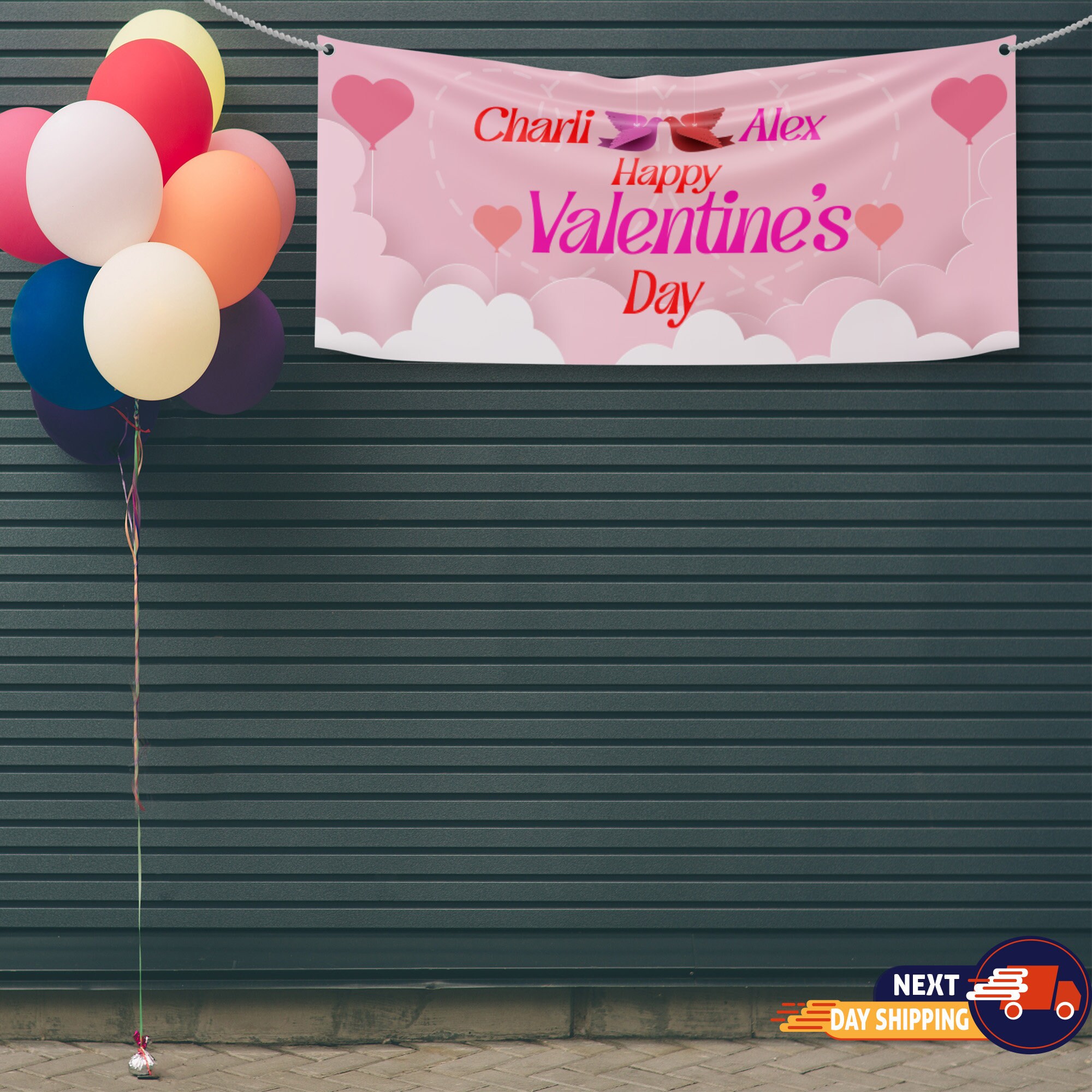 Custom Happy Valentine's Day, Valentine Decor, Custom Vinyl Banner, Valentines Day, Happy Valentines, Valentines Gift, Party Decoration