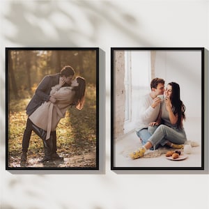 Framed Photo Print, Photo Gift, Custom Framed Prints, Personalized Frame, Couples Photo, Frame Wall Art, Wedding Gifts, Wedding Photo Gifts