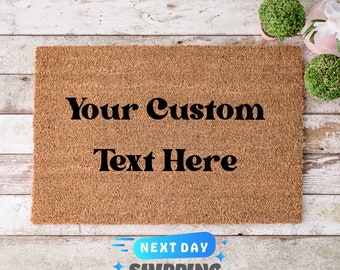 Custom Doormat, Personalized Doormat, Custom Gift, Home Gifts, Home Decor, Housewarming Gift, Front Door Mat, Welcome Mat, Entryway Decor