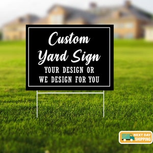 Customized Yard Sign, Custom Sign, Yard Signs, Personalized Yard Sign, Personalized Yard Signs, Metal Lawn Sign, Garden Decor, Yard Decor