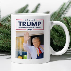 President Trump Mug, Patriotic Mug, Political Gift, Election 2024, Donald Trump 2024, Trump Mug, Make America Great Again, Coffee Mugs