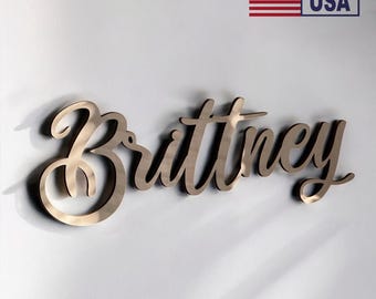 Baby Name Wall Sign, Baby Wall Sign, Newborn Name Sign, Wall Decoration, Baby Room Decor, Baby Shower Gift, Wooden Wall Art, Kids Name Sign