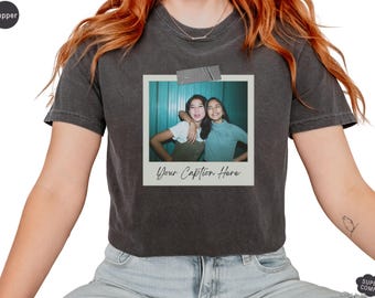 Custom Polaroid Photo Shirt: Personalized Retro Picture Tee