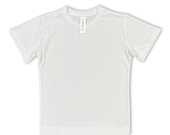 Polyester Sublimation Baby T-Shirt (0–24M) | Soft Feel, Infant Blank
