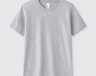 Granite Gray Sublimation T-Shirt, 98% Recycled Poly/Spandex Unisex Tee