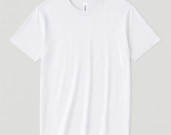 White Polyester Sublimation T-Shirt | Unisex Adult Blank Tee