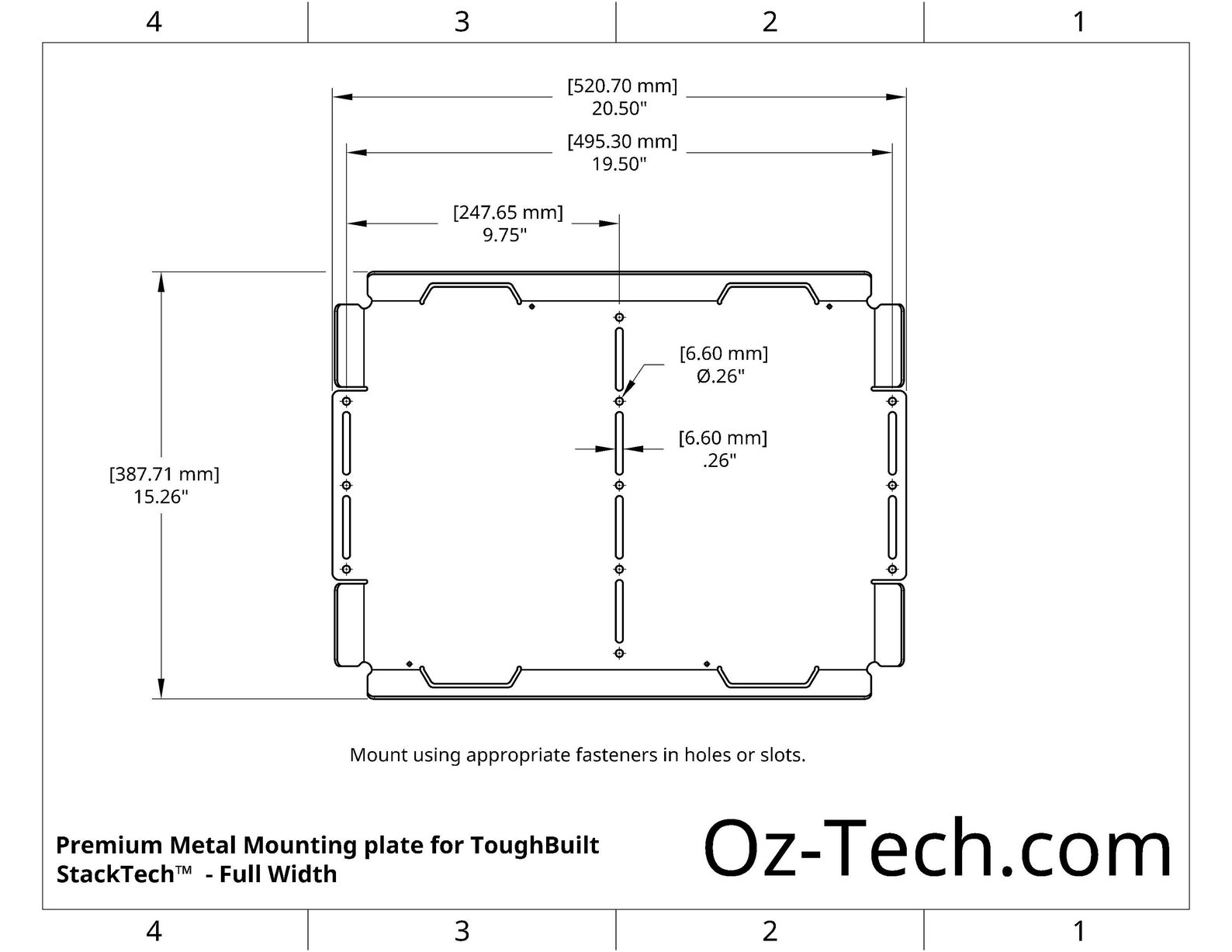 Toughbuilt Stacktech - Premium Metal Mounting Plate - Etsy