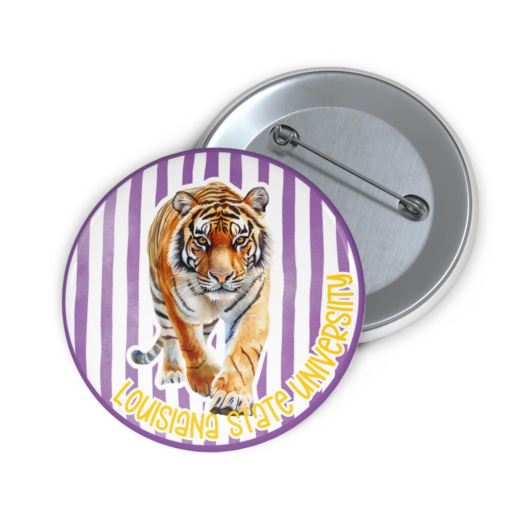 Fan Flair *-* LSU Gameday Buttons - Etsy
