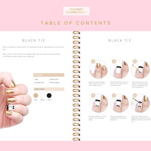 Nail Art Training Manuals, Nail Artist Guides, Certificates, Nails Course, Basic, Intermediate, Advanced, Edit in Canva
