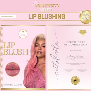 Lip Blushing Manual, Lip Blush Study Guide, Ombre Lips, Neutralisation, PMU Lip Tattoo, Micropigmentation, Permanent Lip Liner, Edit Canva